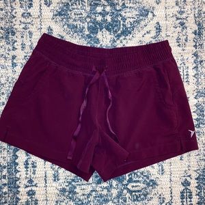Deep Plum Athletic Shorts